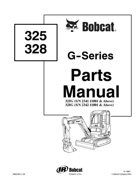 bobcat 325g parts diagram